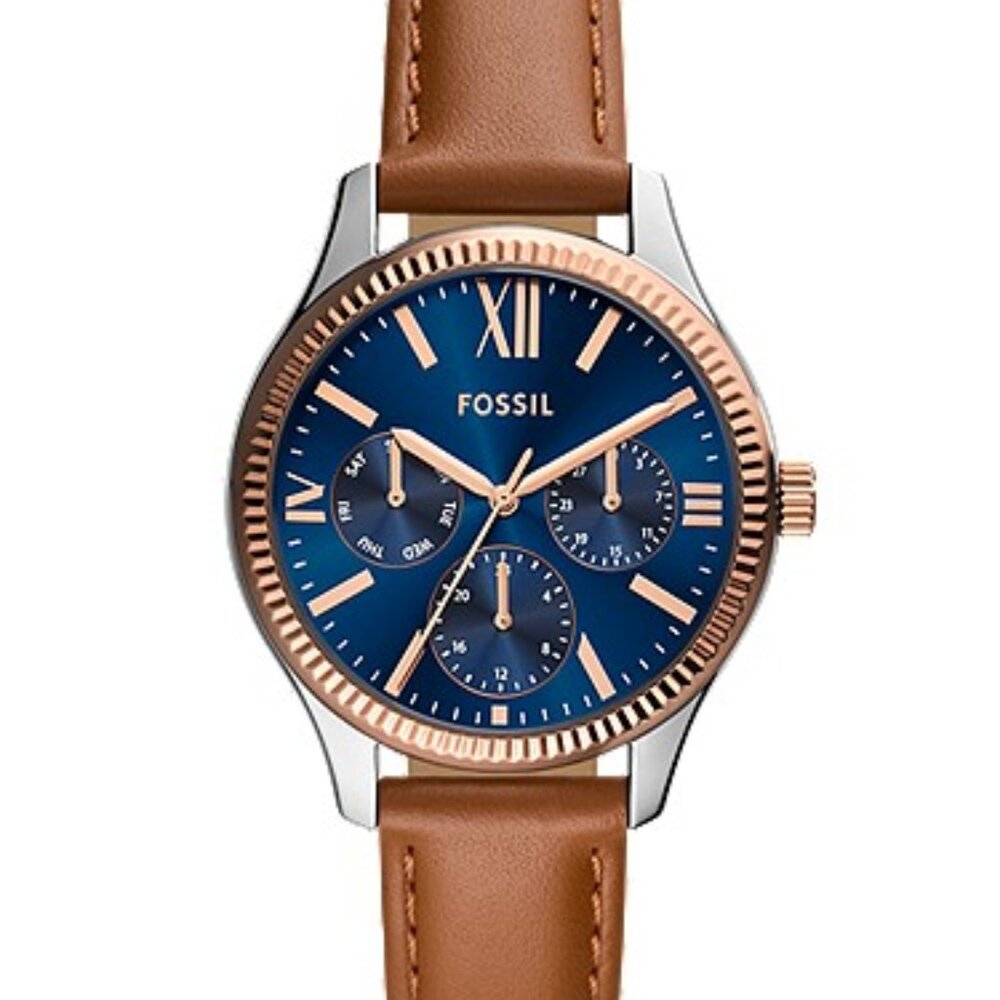 Rye Multifunction Brown Leather Watch-1 Rye Multifunction - NEW WITH TAGS IN BOX